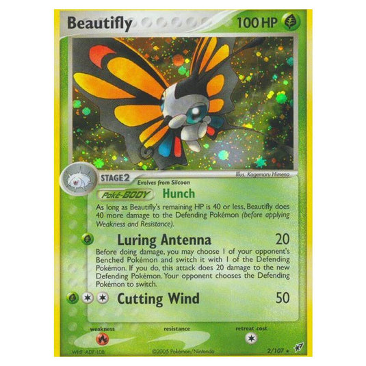 Pokemon - EX Deoxys - Beautifly - 002