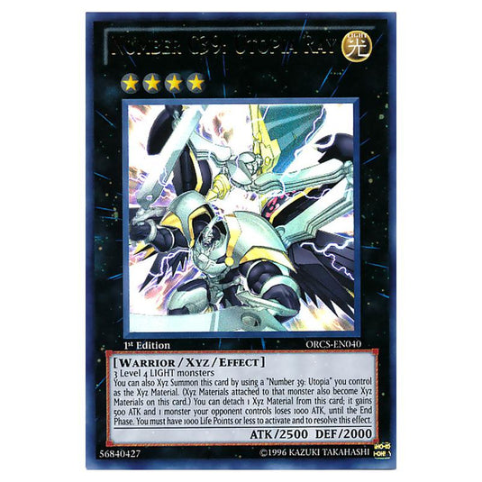 Yu-Gi-Oh! - Order of Chaos - Number C39: Utopia Ray (Ultra Rare) ORCS-EN040