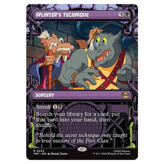 Magic The Gathering - Teenage Mutant Ninja Turtles - Splinter's Technique - 0233
