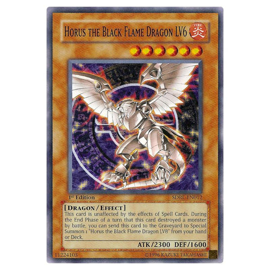 Yu-Gi-Oh! - Rise of the Dragon Lords Structure Deck - Horus the Black Flame Dragon LV6 (Common) SDRL-EN012 Yu-Gi-Oh! - Rise of the Dragon Lords Structure Deck - Horus the Black Flame Dragon LV6 (Common) SDRL-EN012