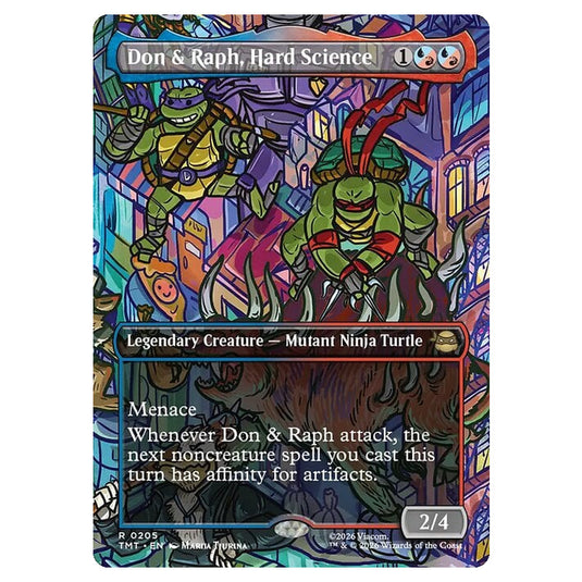 Magic The Gathering - Teenage Mutant Ninja Turtles - Don & Raph, Hard Science - 0205