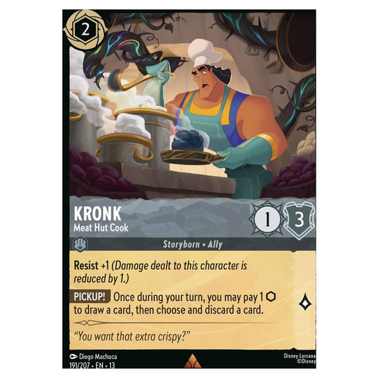 Lorcana - Attack of the Vine! - Kronk - Meat Hut Cook (Rare) - 191/207