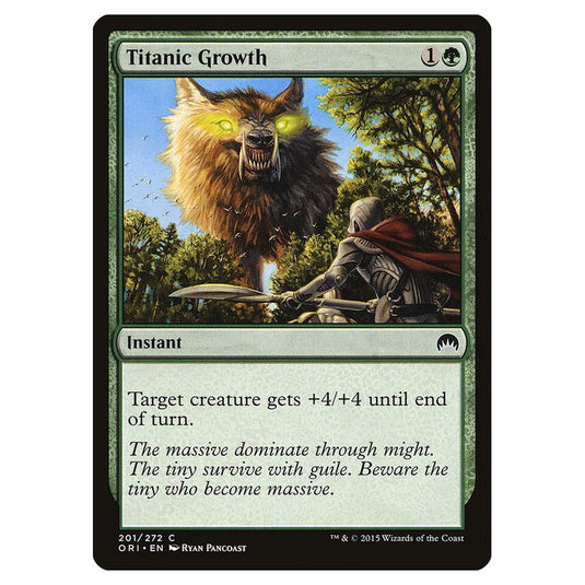 Magic The Gathering - Magic Origins - Titanic Growth - 201/272