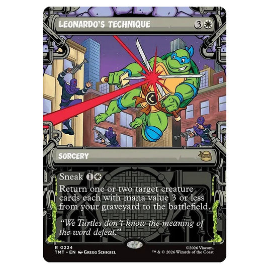 Magic The Gathering - Teenage Mutant Ninja Turtles - Leonardo's Technique - 0224
