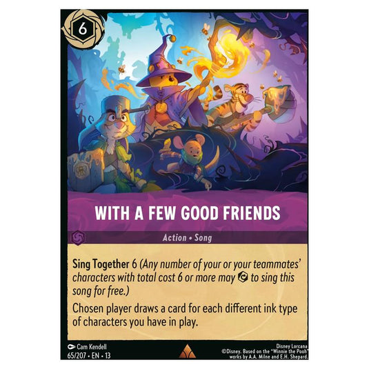 Lorcana - Attack of the Vine! - With a Few Good Friends (Rare) - 65/207