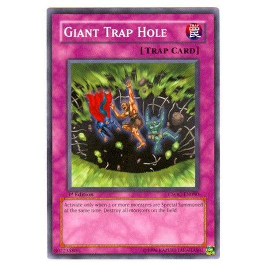 Yu-Gi-Oh! - Crossroads of Chaos - Giant Trap Hole (Common) CSOC-EN080