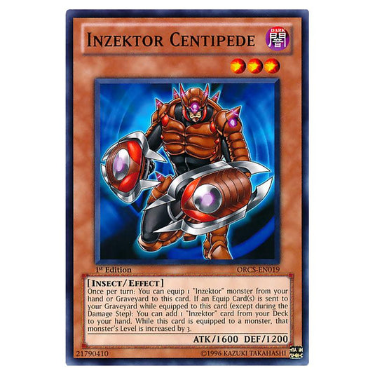 Yu-Gi-Oh! - Order of Chaos - Inzektor Centipede (Common) ORCS-EN019