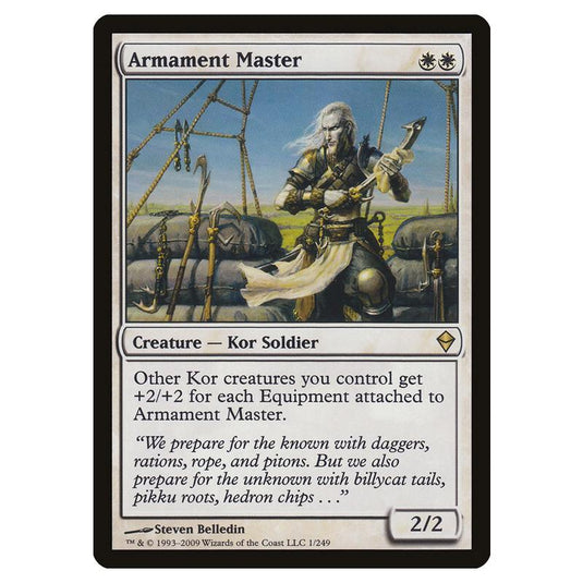 Magic The Gathering - Zendikar - Armament Master - 1/249