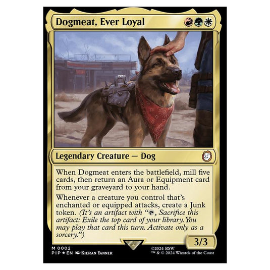 Magic The Gathering - Fallout - Dogmeat, Ever Loyal - 2 (Foil)