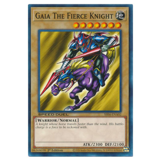 Yu-Gi-Oh! - Speed Duel Starter Decks - Match of the Millennium - Gaia The Fierce Knight (Common) SS04-ENA02