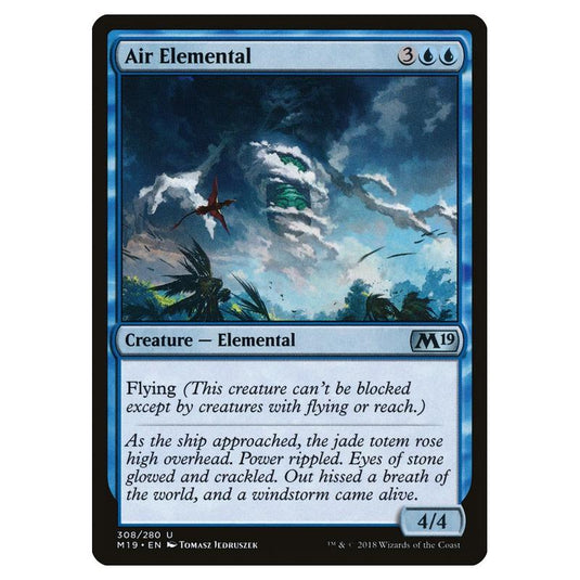 Magic the Gathering - Core Set 2019 - Air Elemental - 308/280
