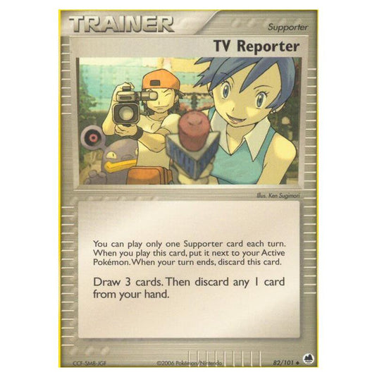 Pokemon - EX Dragon Frontiers - TV Reporter - 082