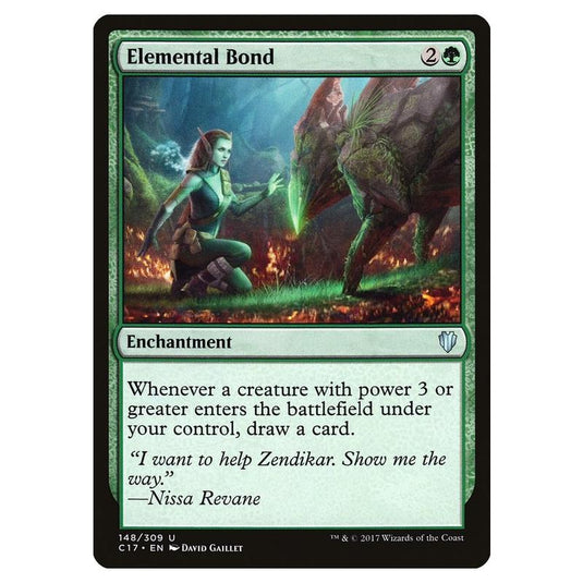 Magic The Gathering - Commander 2017 - Elemental Bond - 148/309