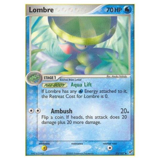 Pokemon - EX Deoxys - Lombre - 033/107