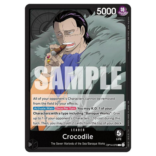 One Piece - OP14 - The Azure Sea's Seven - Crocodile - OP14-079