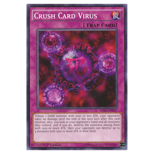 Yu-Gi-Oh! - Millennium Pack - Crush Card Virus (Common) MIL1-EN047