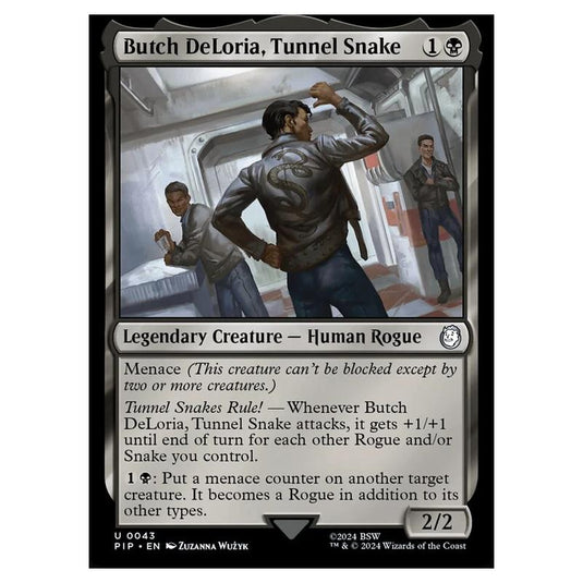 Magic The Gathering - Universes Beyond - Fallout - Butch DeLoria, Tunnel Snake - 0043