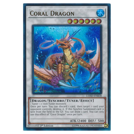Yu-Gi-Oh! - Legendary Hero Decks - Coral Dragon (Ultra Rare) LEHD-ENB38