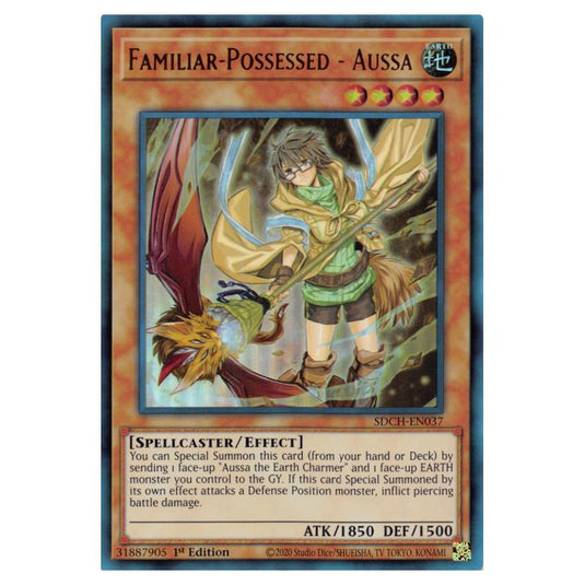 Yu-Gi-Oh! - Structure Deck - Spirit Charmers - Familiar-Possessed - Aussa (Ultra Rare) SDCH-EN037