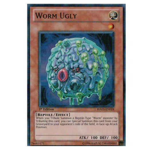 Yu-Gi-Oh! - Hidden Arsenal 3 - Worm Ugly (Super Rare) HA03-EN024