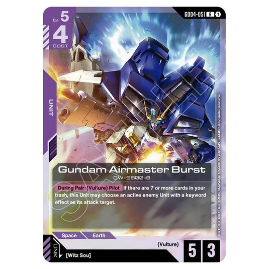 Gundam Card Game - GD-04: Phantom Aria - Gundam Airmaster Burst (R) - GD04-051