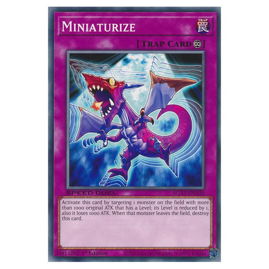 Yu-Gi-Oh! - Speed Duel GX - Duel Academy Box - Miniaturize (Common) SGX1-END20