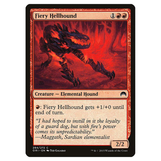 Magic The Gathering - Magic Origins - Fiery Hellhound - 284/272