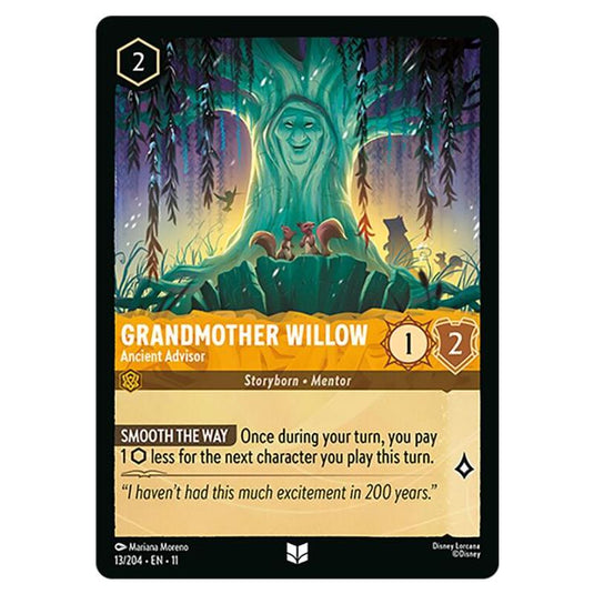 Lorcana - Winterspell - Grandmother Willow - Ancient Advisor (Uncommon) - 013/204