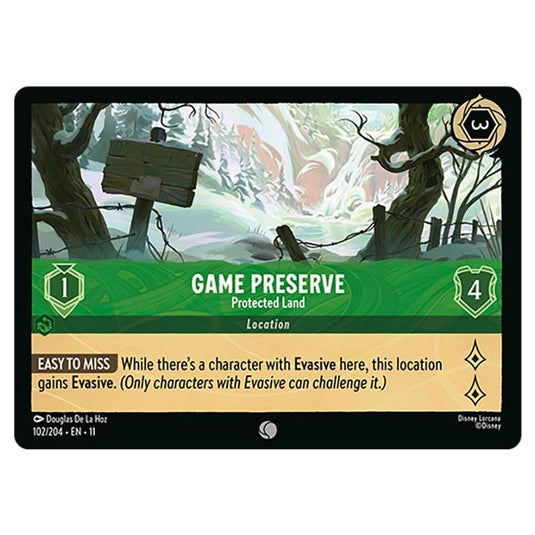 Lorcana - Winterspell - Game Preserve - Protected Land (Uncommon) - 102/204