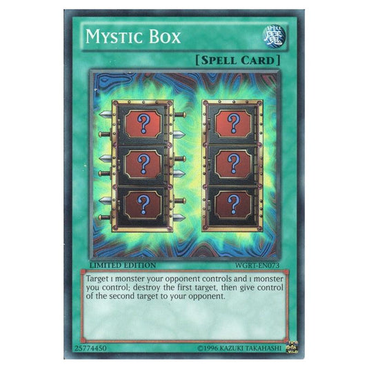 Yu-Gi-Oh! - War of the Giants Reinforcements - Mystic Box (Super Rare) WGRT-EN073