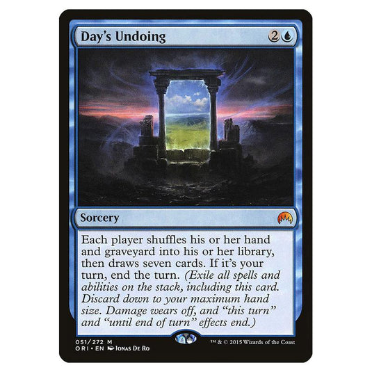 Magic The Gathering - Magic Origins - Day\\'s Undoing - 51/272 (Foil)