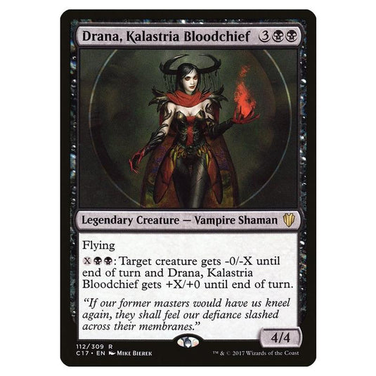 Magic The Gathering - Commander 2017 - Drana, Kalastria Bloodchief - 112/309