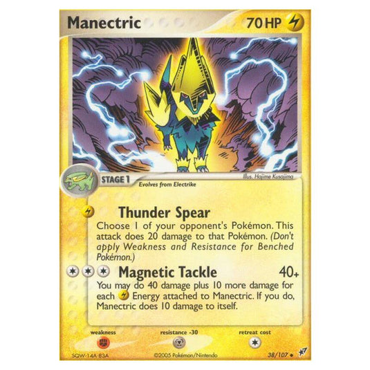 Pokemon - EX Deoxys - Manectric - 038/107