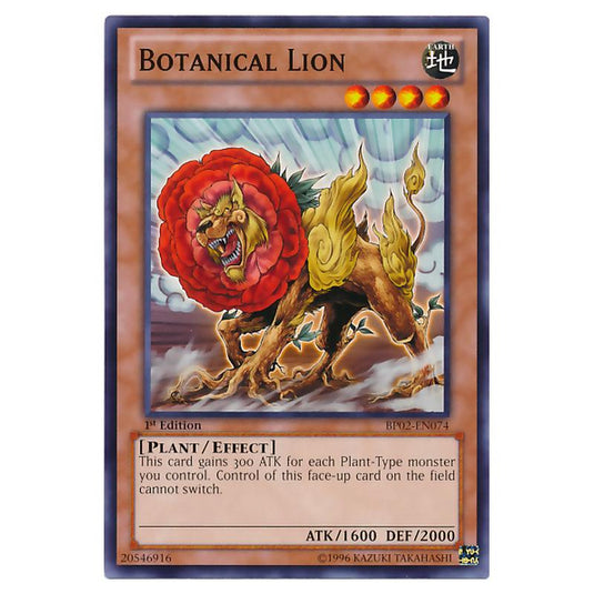 Yu-Gi-Oh! - Battle Pack 2 - War of the Giants - Botanical Lion (Common) BP02-EN074