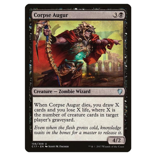 Magic The Gathering - Commander 2017 - Corpse Augur - 106/309