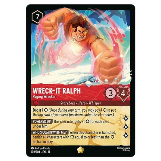 Lorcana - Winterspell - Wreck-it Ralph - Raging Wrecker (Legendary) - 103/204