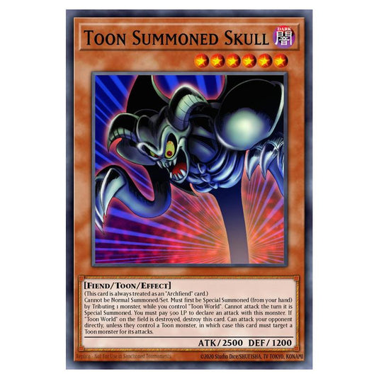 Yu-Gi-Oh! - Starter Deck - Pegasus - Toon Summoned Skull (Common) SDP-021