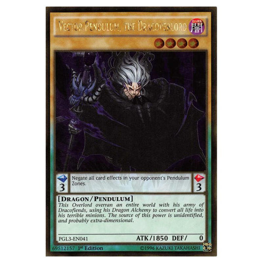 Yu-Gi-Oh! - Premium Gold - Infinite Gold - Vector Pendulum, the Dracoverlord (Gold Rare) PGL3-EN041