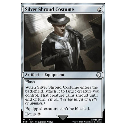 Magic The Gathering - Universes Beyond - Fallout - Silver Shroud Costume - 0142