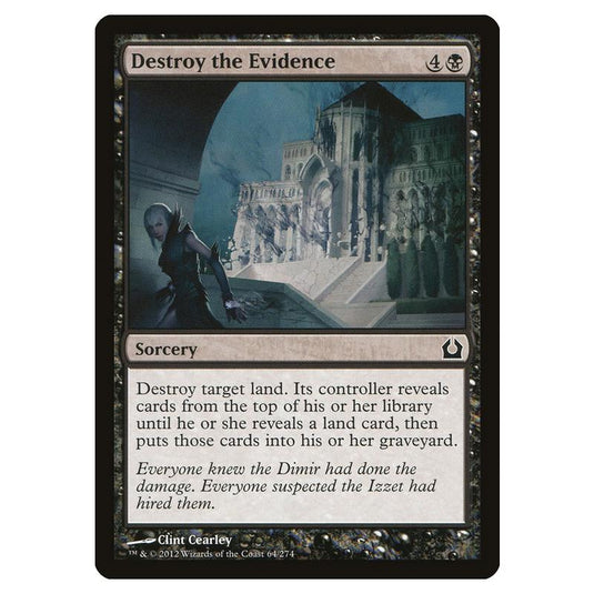 Magic The Gathering - Return To Ravnica - Destroy The Evidence - 64/274 (Foil)