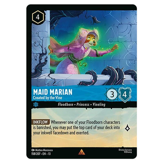 Lorcana - Attack of the Vine! - Maid Marian - Created by the Vine (Rare) - 158/207
