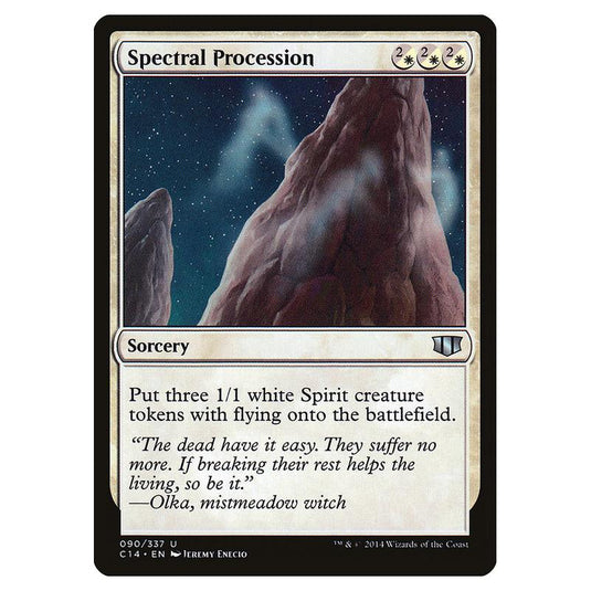 Magic The Gathering - Commander 2014 - Spectral Procession - 90