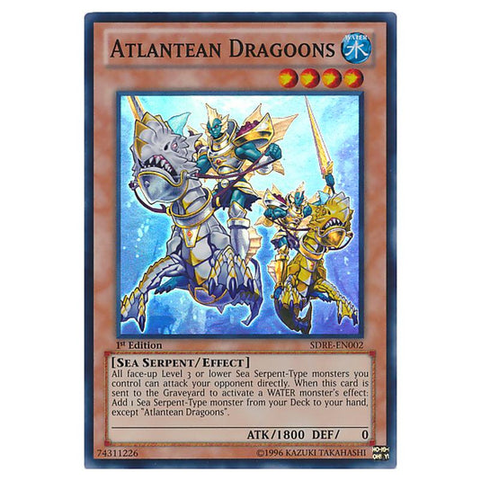 Yu-Gi-Oh! - Realm of the Sea Emperor Structure Deck - Atlantean Dragoons (Super Rare) SDRE-EN002