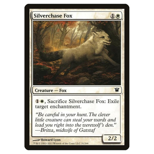 Magic the Gathering - Innistrad - Silverchase Fox - 31/264
