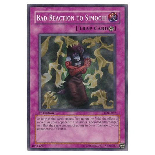 Yu-Gi-Oh! - Legacy of Darkness - Bad Reaction to Simochi (Common) LOD-093