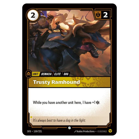 Riftbound: League of Legends TCG - Spiritforged - Trusty Ramhound - 159/221