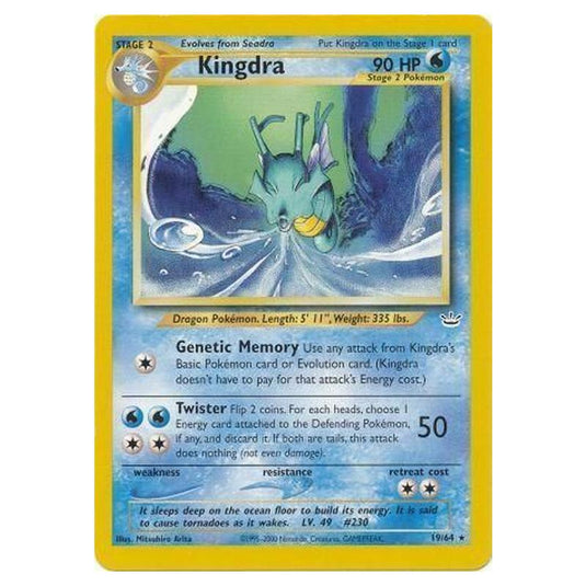 Pokemon - Neo Revelation - Kingdra - 19/64/64