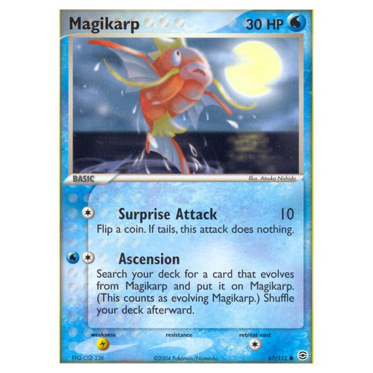 Pokemon - EX Series - FireRed & LeafGreen - Magikarp - 67/112