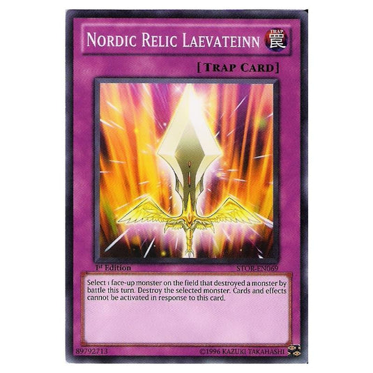 Yu-Gi-Oh! - Storm of Ragnarok - Nordic Relic Laevateinn (Common) STOR-EN069