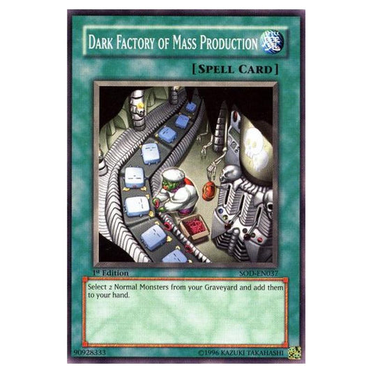Yu-Gi-Oh! - Soul of the Duelist - Dark Factory of Mass Production (Common) SOD-EN037